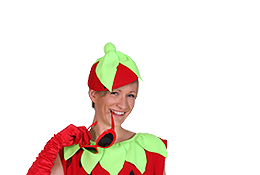 Erdbeere Plüsch Kostüm
